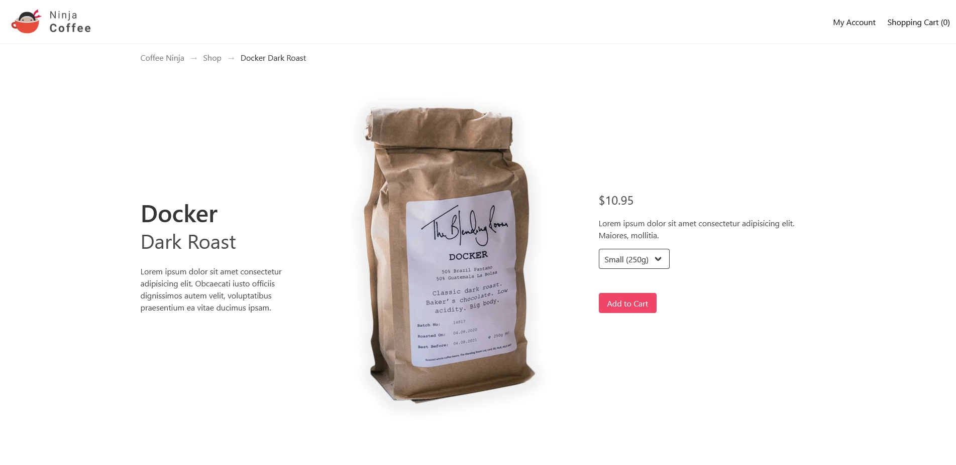 Ninja Coffee product site